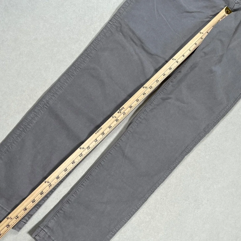 New American Eagle Slim Lived-In Khakis Mens 29x32 Gray Flex Stretch Chino Pants